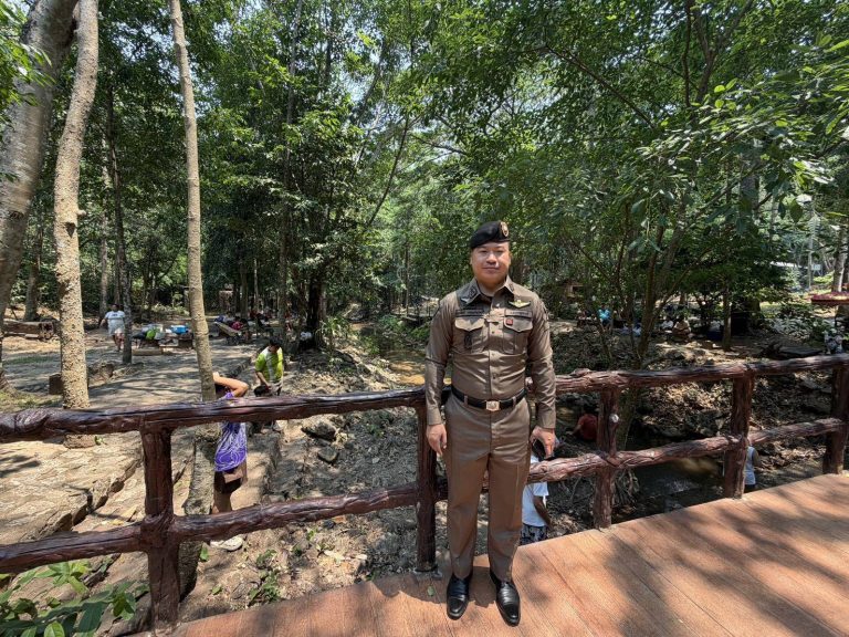 ตรวจเยี่ยม อุทยานแห่งชาติรัตนโกสินทร์ ม.4 ต.เขาโจด อ.ศรีสวัสดิ์ จ.กาญจบุรี